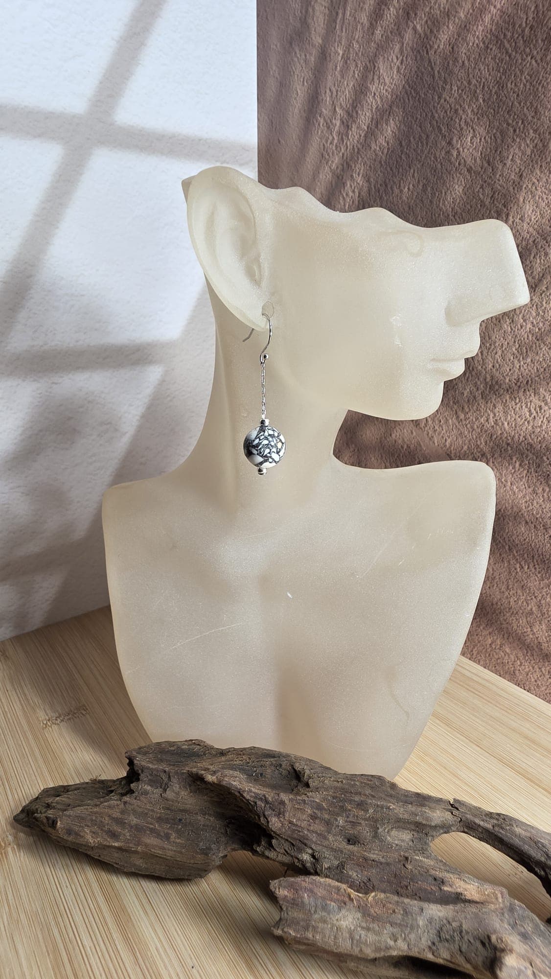 Moonlit Orchid Earrings